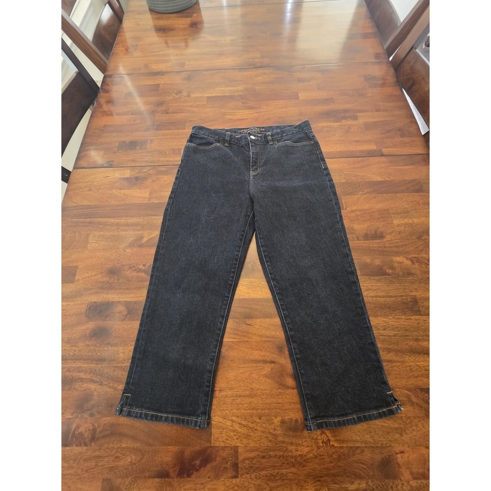 Lauren Jeans Company Ralph Lauren 6 Classic Mid Calf Denim‎ Jeans Scretchy